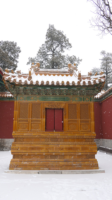 雪中景山公園,、故宮