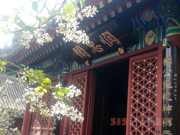 花開(kāi)法源寺——李月手機(jī)拍圖