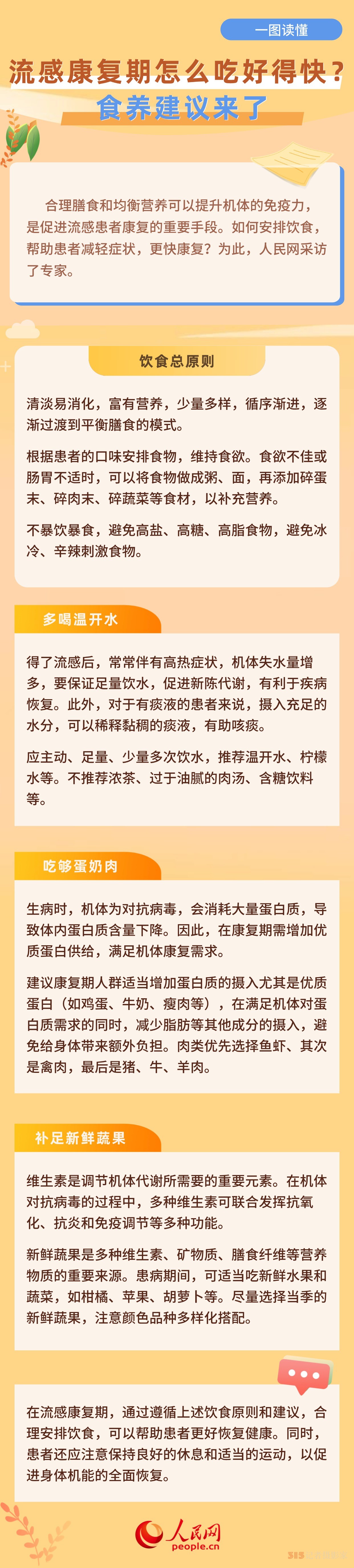 流感康復(fù)期怎么吃好得快？食養(yǎng)建議來了