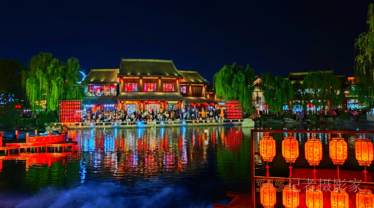 洛邑古城夜未央,，漢服華彩映華光