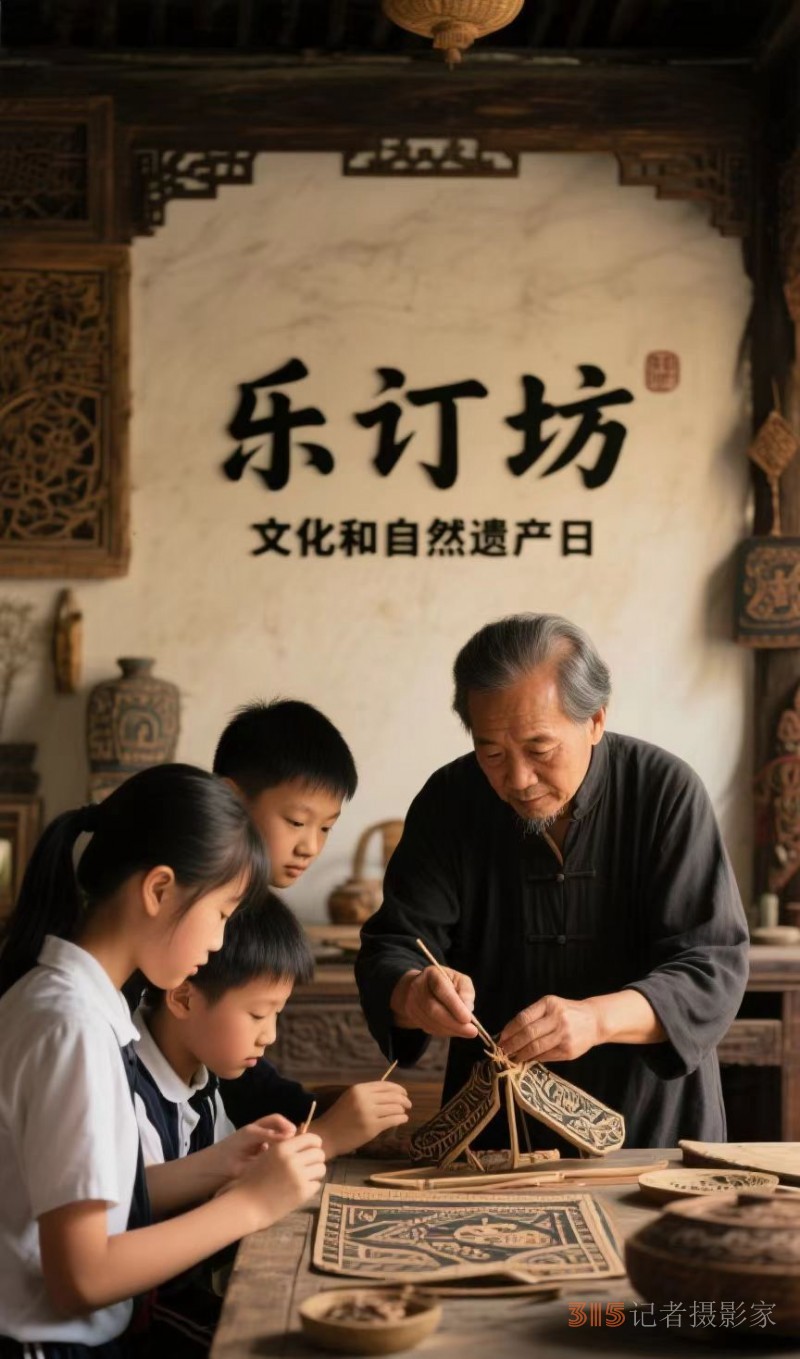 文化和自然遺產(chǎn)日在樂(lè)訂坊體驗(yàn)非遺手工